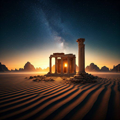 Classic fantasy castle perched on a cliff with a dragon flying in the distance