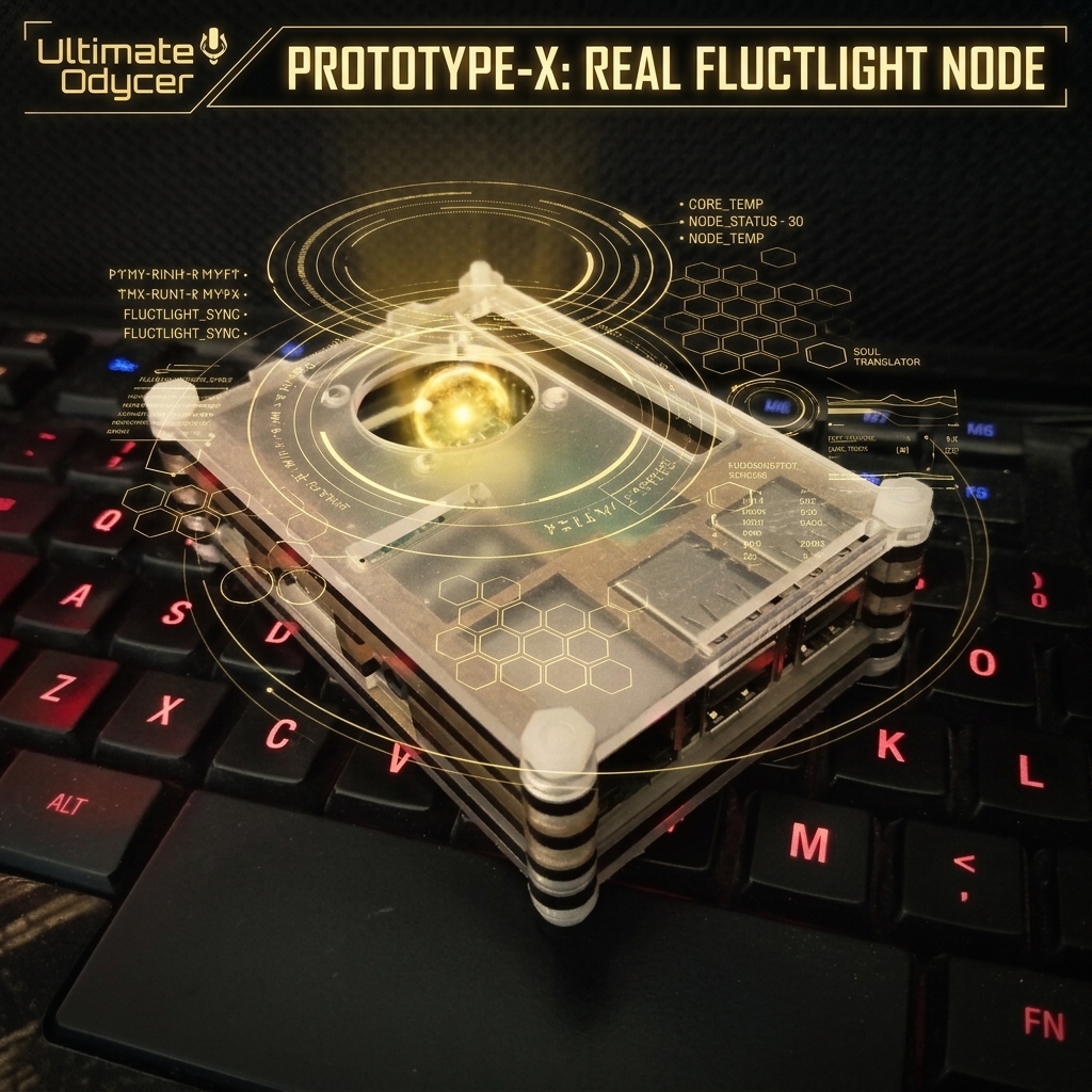 The Real Fluctlight Prototype - Raspberry Pi AI Node
