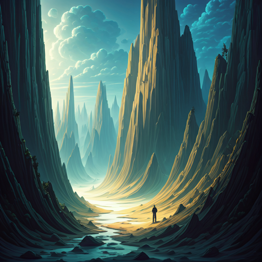 Ancient oriental temple on a mountain with cherry blossoms